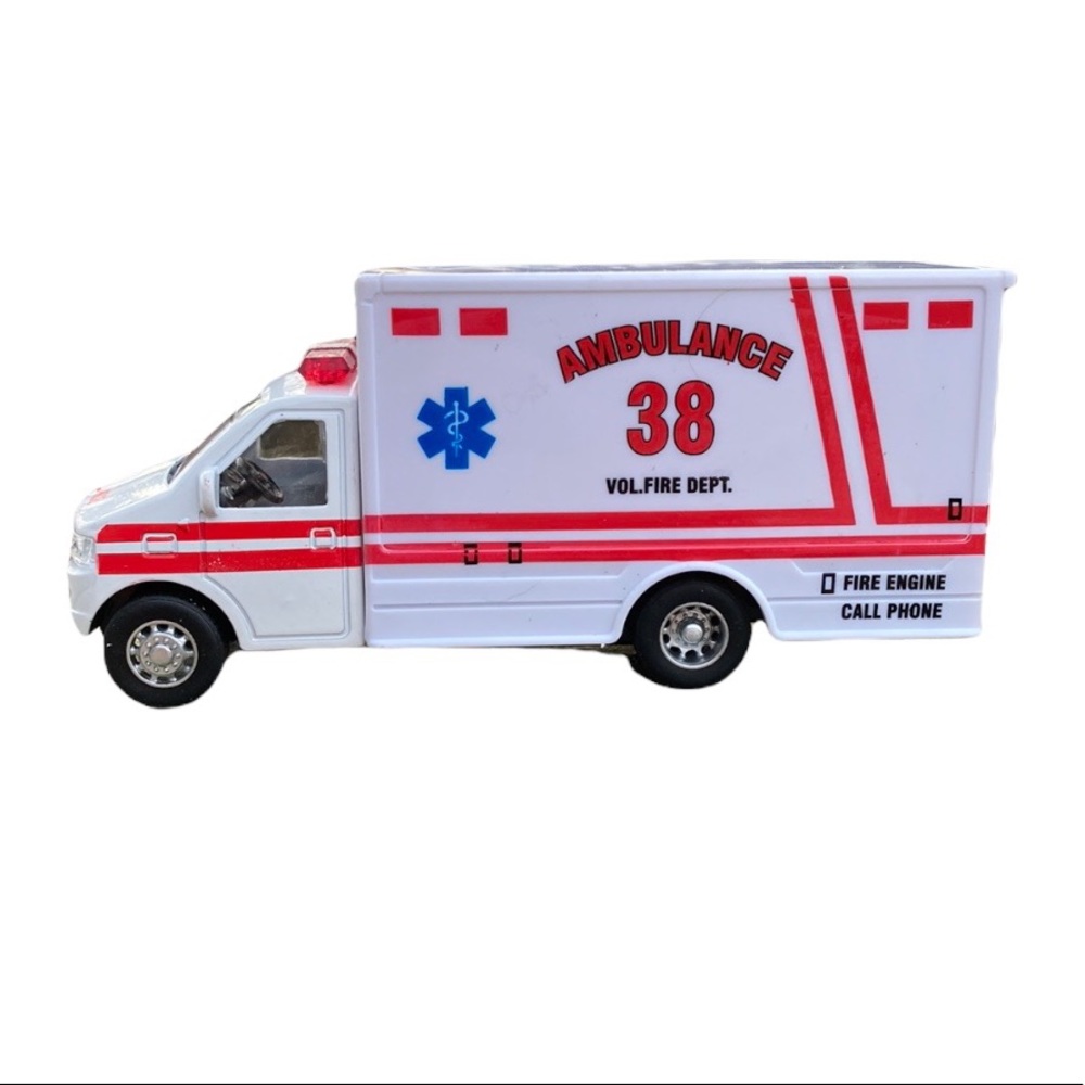 ⚜️Toy Car: Fire Dept Ambulance Truck! NWT!